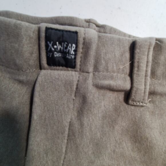 Devon Aire X-Wear Brown Knee Patch Pull On Breeches Pants XS 2647 - Picture 3 of 11